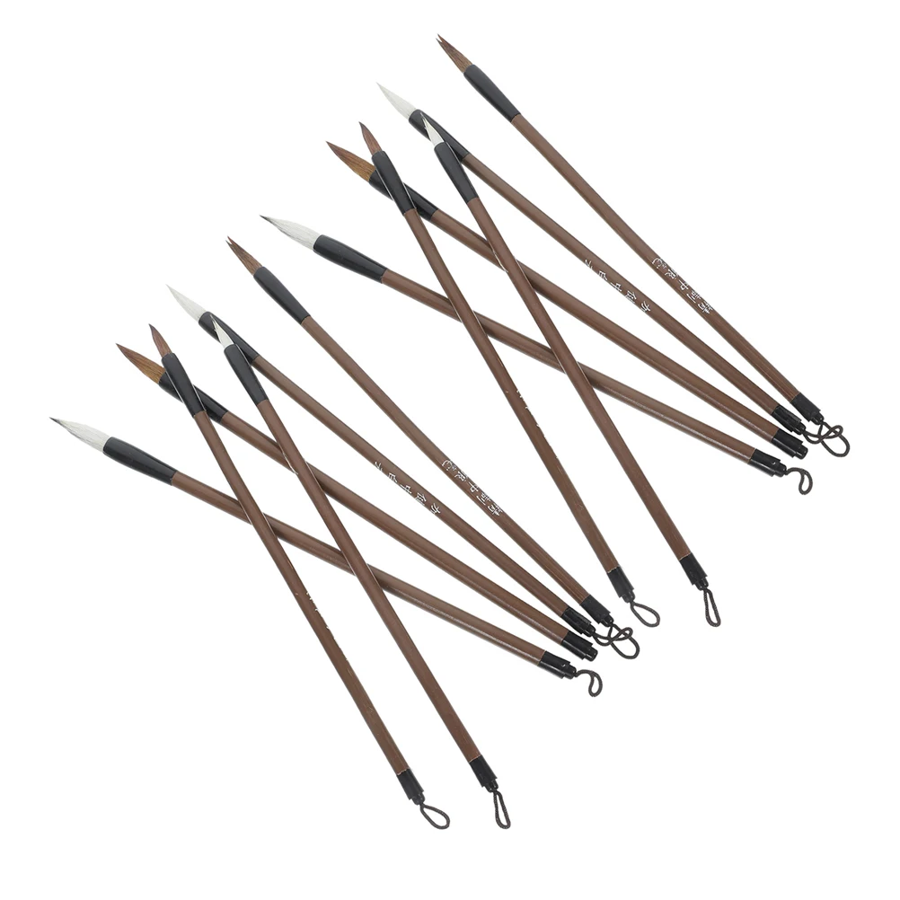 12 Pcs Calligraphy Brushes Chinese Painting Light Brown Student Essential Tools Beginner Skill Improvement Durable Materials
12 Pcs Calligraphy Brushes Chinese Painting Light Brown Student Essential Tools Beginner Skill Improvement Durable Materials