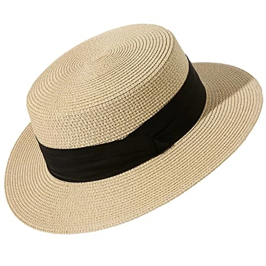 Lanzom Sun Hats for Women Wide Brim Straw Boater Hat Foldable Packable Beach Hat for Summer Fit Size 6 8/7-7 1/4
Lanzom Sun Hats for Women Wide Brim Straw Boater Hat Foldable Packable Beach Hat for Summer Fit Size 6 8/7-7 1/4