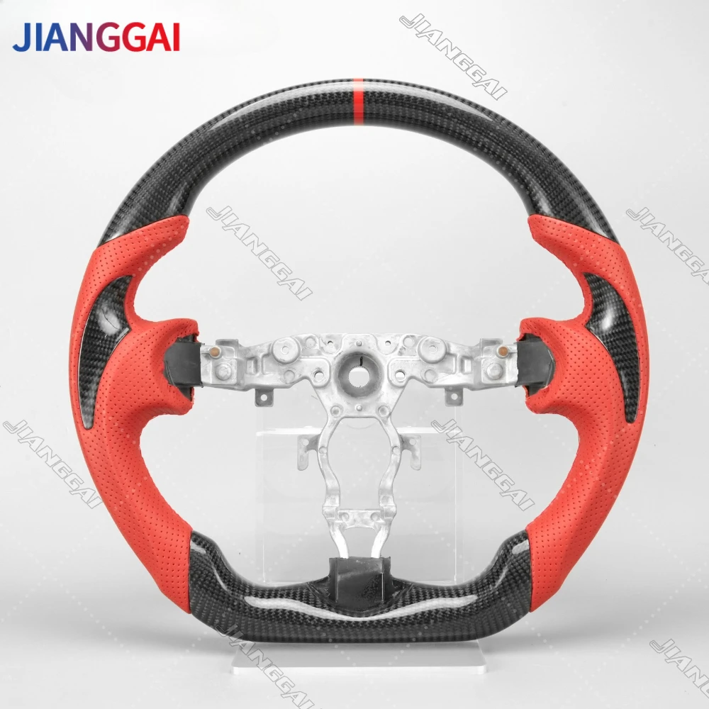 Real Carbon Fiber Steering Wheel Fit For Nissan 370Z Z34 Nismo 2008-2021 Red Perforated Leather Customized Racing Steering Wheel
Real Carbon Fiber Steering Wheel Fit For Nissan 370Z Z34 Nismo 2008-2021 Red Perforated Leather Customized Racing Steering Wheel
