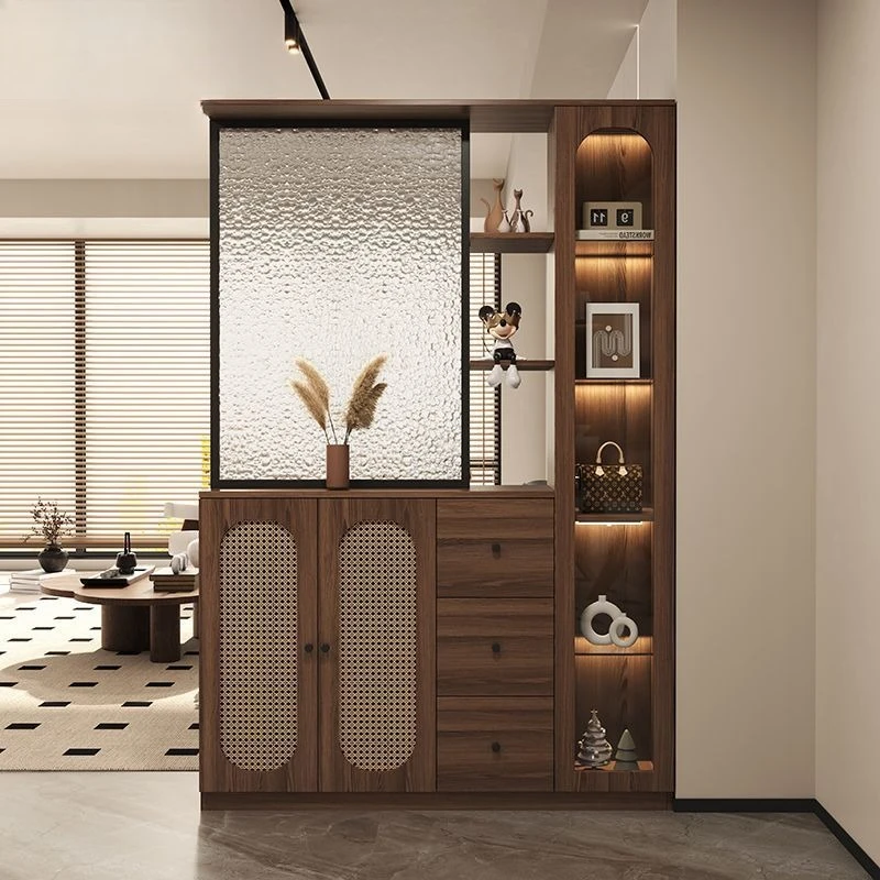 Rattan entrance cabinet shoe integrated living room partition cabinet glass screen cabinet household entry wine
Rattan entrance cabinet shoe integrated living room partition cabinet glass screen cabinet household entry wine
