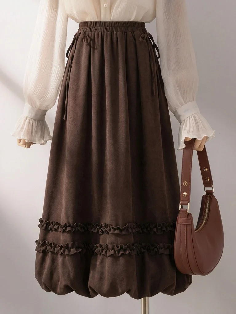 High Waist A-Line Skirt Women's Flud f-length Winter Faion plus Size Pret Pleated Skirt Korean Sle Commute
High Waist A-Line Skirt Women's Flud f-length Winter Faion plus Size Pret Pleated Skirt Korean Sle Commute