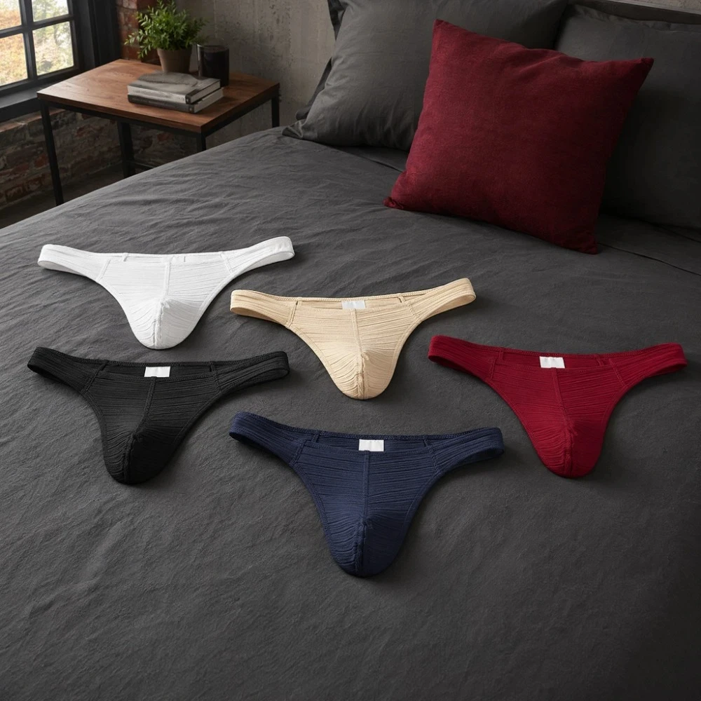 Comfortable Low Waist Men Ice Silk Thongs Solid Color Lingerie Men's Panties Underpants Underwear Male Briefs Sports
Comfortable Low Waist Men Ice Silk Thongs Solid Color Lingerie Men's Panties Underpants Underwear Male Briefs Sports
