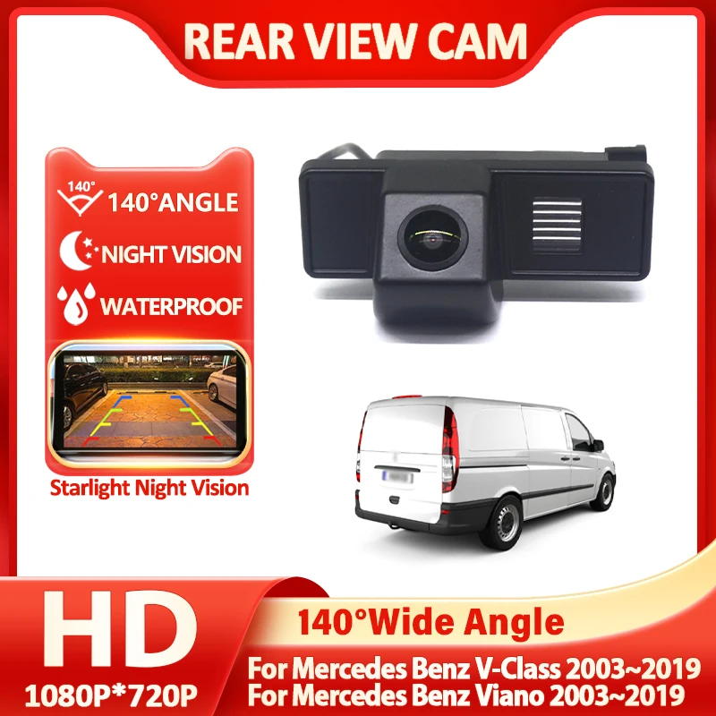 140° HD 1080P Car Rear View Camera Night Vision Reverse For Mercedes Benz V-Class 2003~2019 For Mercedes Benz Viano 2003~2019
140° HD 1080P Car Rear View Camera Night Vision Reverse For Mercedes Benz V-Class 2003~2019 For Mercedes Benz Viano 2003~2019
