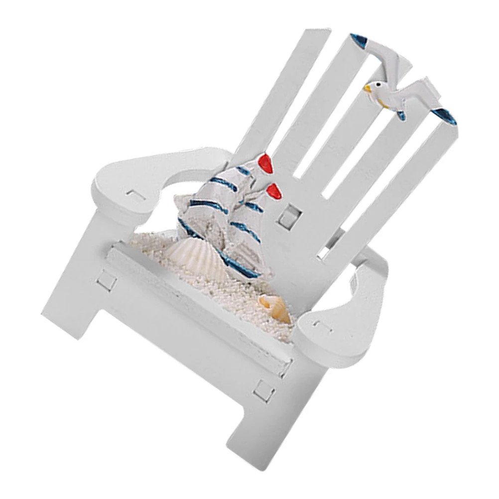 Nautical Style Mini Beach Chair Miniature Decoration Micro Landscape Small Wooden Deck Chair For Mini Prop
Nautical Style Mini Beach Chair Miniature Decoration Micro Landscape Small Wooden Deck Chair For Mini Prop