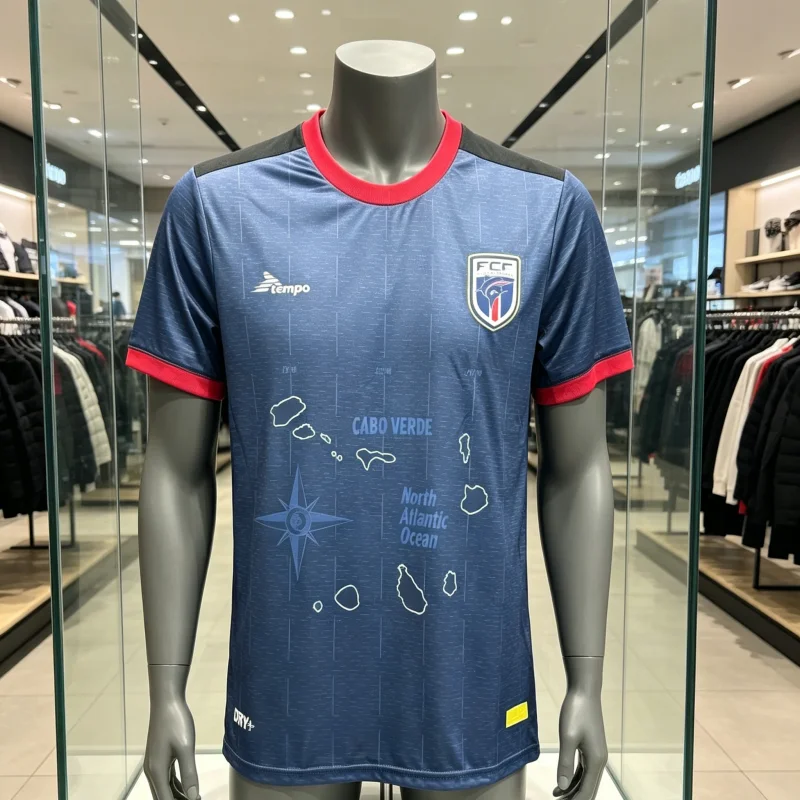 Cape Verde National Team Blue Map Jersey Tempo Sponsor CAF African Cup Breathable Football Shirt for Men Family Kids Tees
Cape Verde National Team Blue Map Jersey Tempo Sponsor CAF African Cup Breathable Football Shirt for Men Family Kids Tees