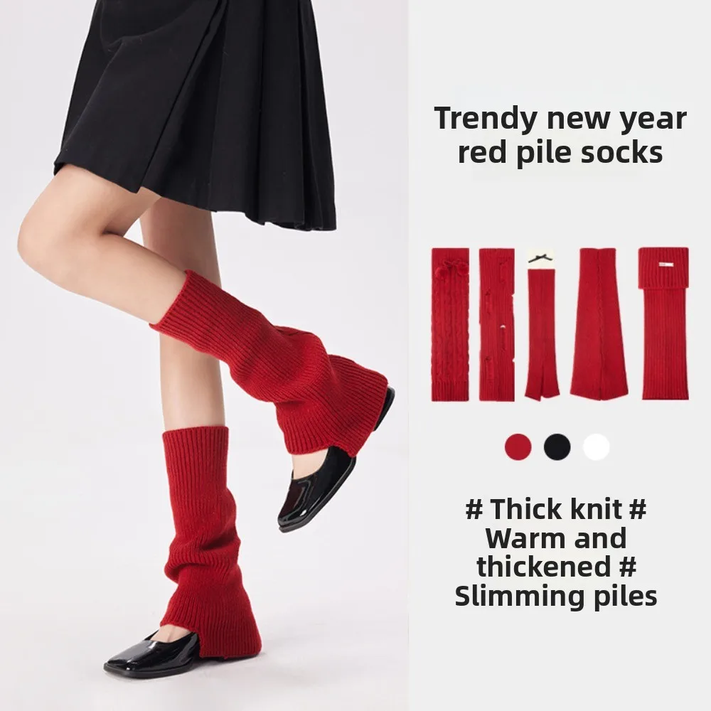 Knit Weave Red New Year Leg Warmers Chinese New Year 36/38/43cm Long Tube Sock Soft Good Luck Lolita Boots Cover Autumn/Winter
Knit Weave Red New Year Leg Warmers Chinese New Year 36/38/43cm Long Tube Sock Soft Good Luck Lolita Boots Cover Autumn/Winter