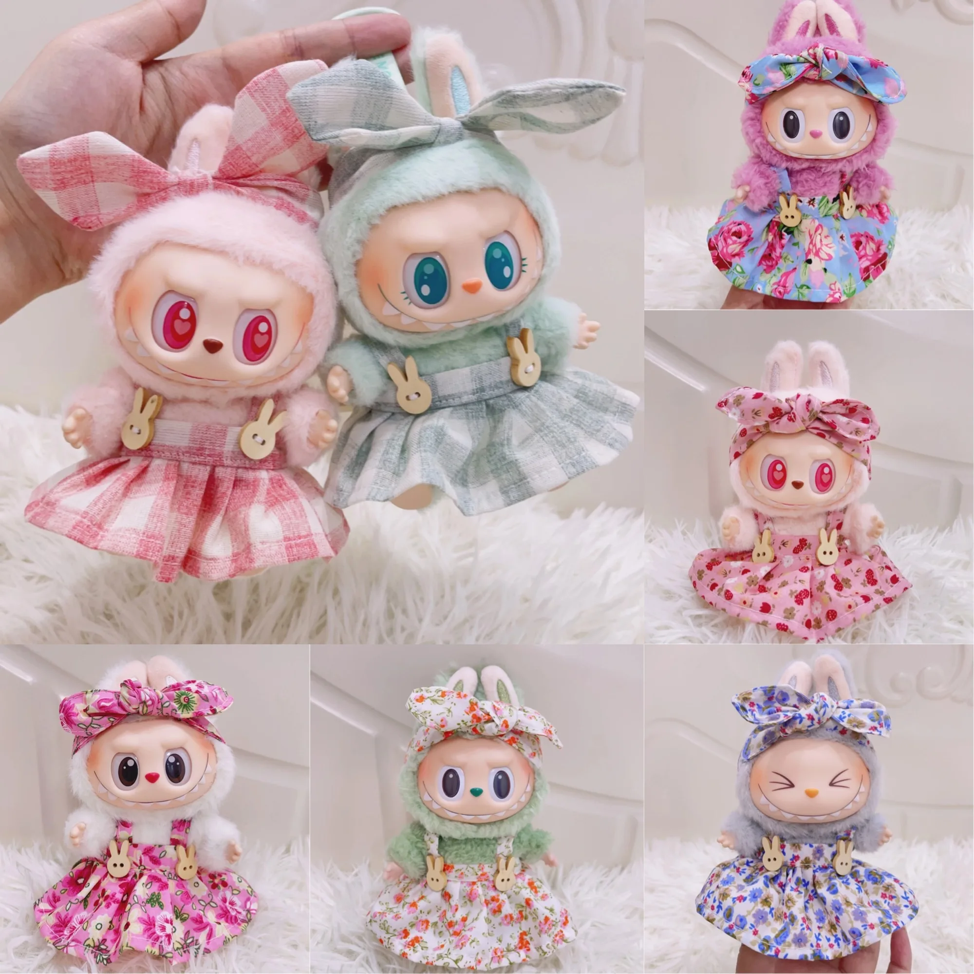 Labubu Doll Clothes Countryside Floral Skirt Set 17cm Plush Doll Clothes Replacement Labubu I II Idol Doll Sitting Party
Labubu Doll Clothes Countryside Floral Skirt Set 17cm Plush Doll Clothes Replacement Labubu I II Idol Doll Sitting Party