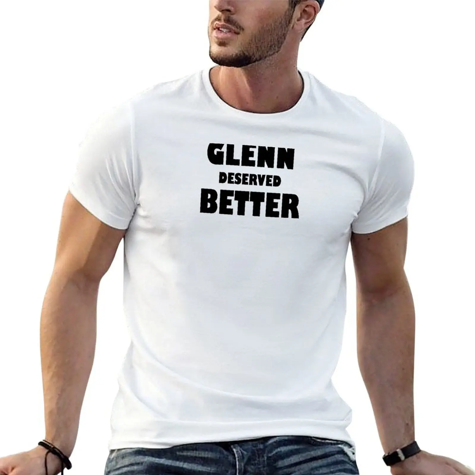 Glenn Deserved Better, The Walking Dead T-Shirt t shirts for man graphic vintage men t shirt cotton 100% T-Shirt
Glenn Deserved Better, The Walking Dead T-Shirt t shirts for man graphic vintage men t shirt cotton 100% T-Shirt