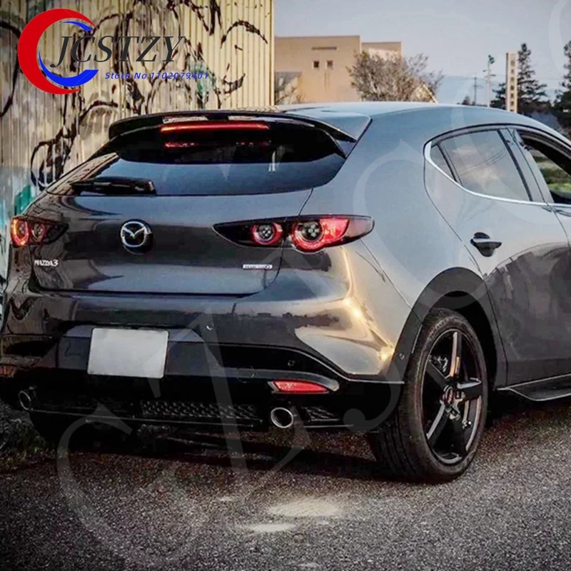 For Mazda 3 Axela Hatchback 2020 Car Styling FRP Carbon Fiber Rear Spoiler Wing Tail Trunk Lid Cover Auto Decoration
For Mazda 3 Axela Hatchback 2020 Car Styling FRP Carbon Fiber Rear Spoiler Wing Tail Trunk Lid Cover Auto Decoration