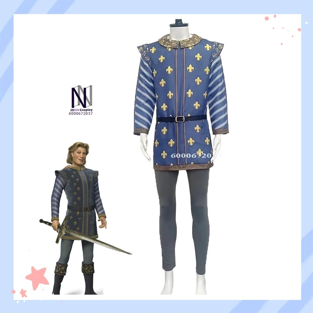 Movie Shrek Cosplay Costume Anime Prince Charming Outfits Role Playing Full Set for Men Adult Comic Con Halloween Party Outfit
Movie Shrek Cosplay Costume Anime Prince Charming Outfits Role Playing Full Set for Men Adult Comic Con Halloween Party Outfit