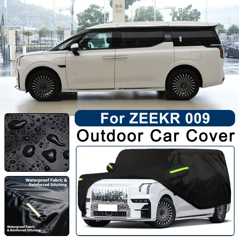 Outdoor Car Cover Waterproof Dustproof UV Sun Protection, Full Car Protector Exterior Accessories For ZEEKR 009 2022-2026
Outdoor Car Cover Waterproof Dustproof UV Sun Protection, Full Car Protector Exterior Accessories For ZEEKR 009 2022-2026