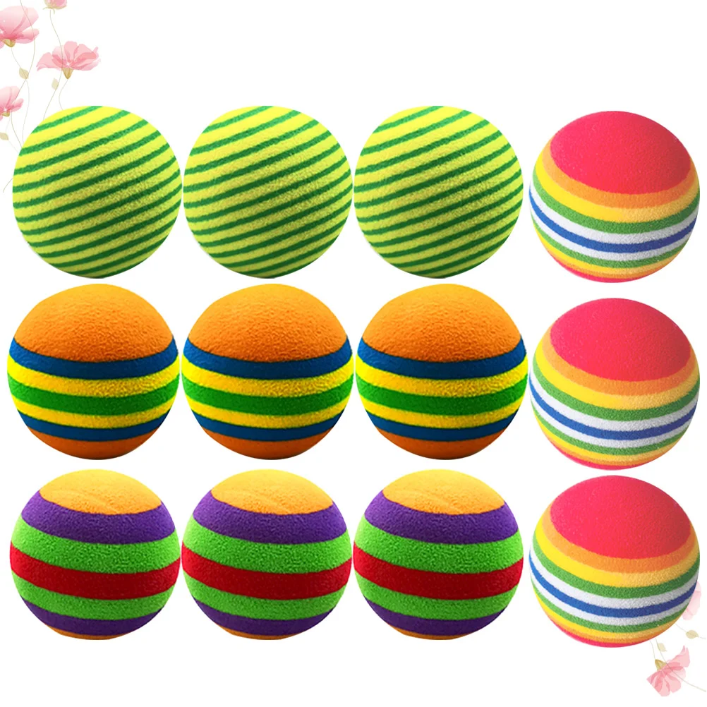12Pcs EVA Golf Practice Balls Colorful Stripe Pattern Toy for Pets Children Light Weight Reusable Bright
12Pcs EVA Golf Practice Balls Colorful Stripe Pattern Toy for Pets Children Light Weight Reusable Bright