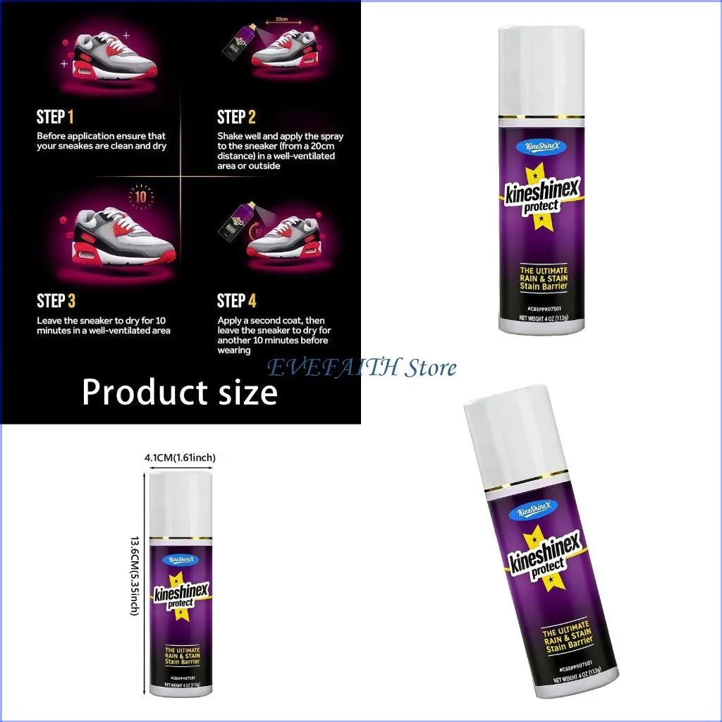 124B Instantly Dry Waterproof Coating Sprayer Shoe Protector Sprayer For Clothes Works In Humid And Rainy Environments
124B Instantly Dry Waterproof Coating Sprayer Shoe Protector Sprayer For Clothes Works In Humid And Rainy Environments