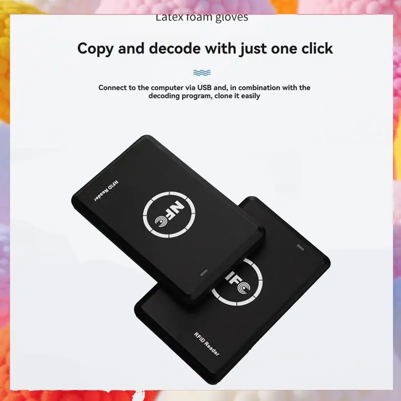 3PCS NFC Smart Card Reader IC RFID Card Reader RFID Copier Duplicator 13.56Mhz & 125Khz Encrypted Programmer-A83Z
3PCS NFC Smart Card Reader IC RFID Card Reader RFID Copier Duplicator 13.56Mhz & 125Khz Encrypted Programmer-A83Z