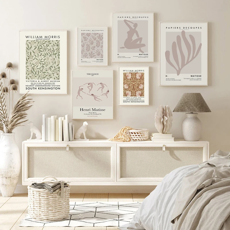 Print Retro Poster Abstract Canvas Painting William Morris Matisse Museum Artwork Wall Art Modern Living Room Decorative Picture
Print Retro Poster Abstract Canvas Painting William Morris Matisse Museum Artwork Wall Art Modern Living Room Decorative Picture