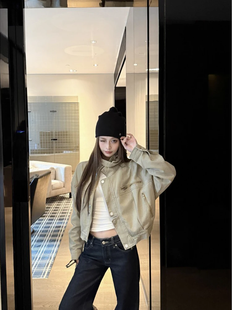 Байкерские куртки, женская куртка для женщин, зимняя шикарная кожаная плюшевая складная утолщенная функциональная нежная простая бархатная куртка среднего возраста
Байкерские куртки, женская куртка для женщин, зимняя шикарная кожаная плюшевая складная утолщенная функциональная нежная простая бархатная куртка среднего возраста