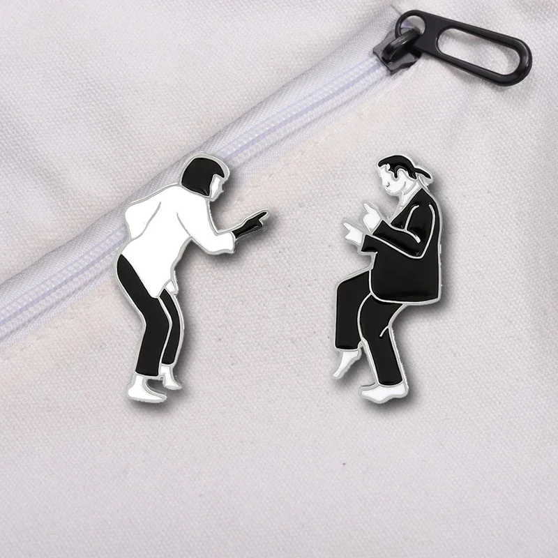 2pcs Famous Movie Enamel Pins Custom Swing Dance Figure Role Brooch Shirt Collar Lapel Badge Jewelry Gift for Friends Wholesale
2pcs Famous Movie Enamel Pins Custom Swing Dance Figure Role Brooch Shirt Collar Lapel Badge Jewelry Gift for Friends Wholesale