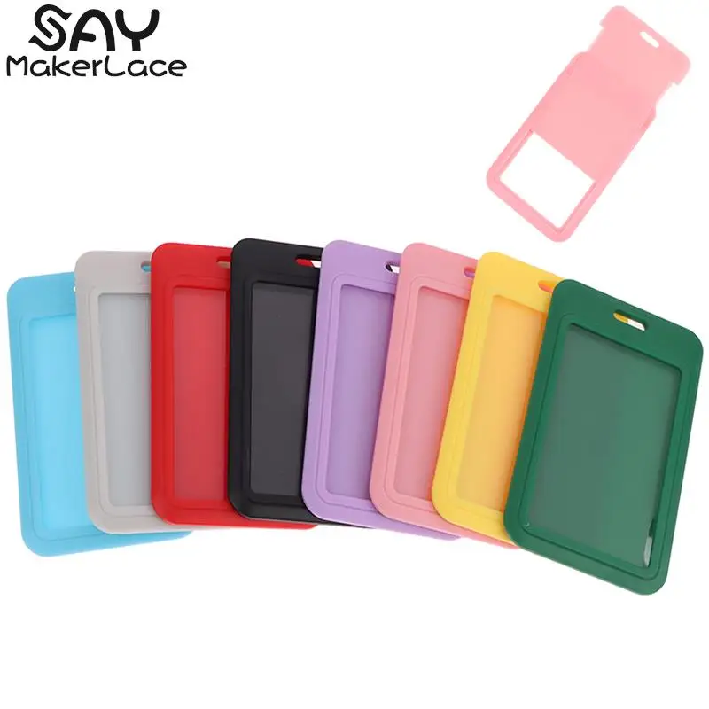 1Pcs Candy Color Pass Bus Card Sleeve Two-Sided Push Pull Style ID Tag Working Permit Cover Case Name Badge Holder
1Pcs Candy Color Pass Bus Card Sleeve Two-Sided Push Pull Style ID Tag Working Permit Cover Case Name Badge Holder
