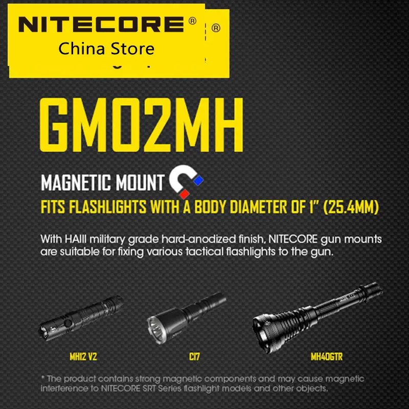Тактический держатель для фотовспышки NITECORE GM02MH для тела диаметром 25,4 мм SRT7GT MH40GTR MH12GTS P12GTS
Тактический держатель для фотовспышки NITECORE GM02MH для тела диаметром 25,4 мм SRT7GT MH40GTR MH12GTS P12GTS