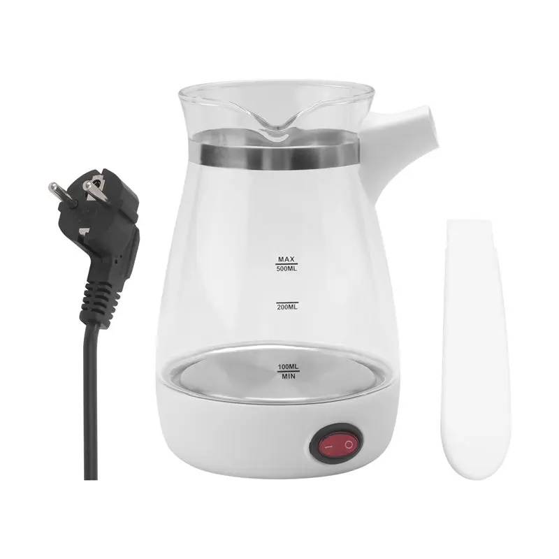 A76G-Coffee Machine 600W Maker Glass Turkish Coffee Pot Portable Warmer Kettle Italian Mocha Pot For Arabic Tea Milk EU Plug
A76G-Coffee Machine 600W Maker Glass Turkish Coffee Pot Portable Warmer Kettle Italian Mocha Pot For Arabic Tea Milk EU Plug