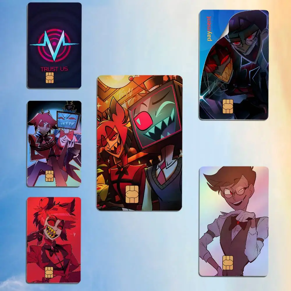 3V Leader Vox Hazbin Alastor Hotel Laser gradient Stickers Card Decal Scratch-resistant For Credit Debit Card Small Large Chip
3V Leader Vox Hazbin Alastor Hotel Laser gradient Stickers Card Decal Scratch-resistant For Credit Debit Card Small Large Chip