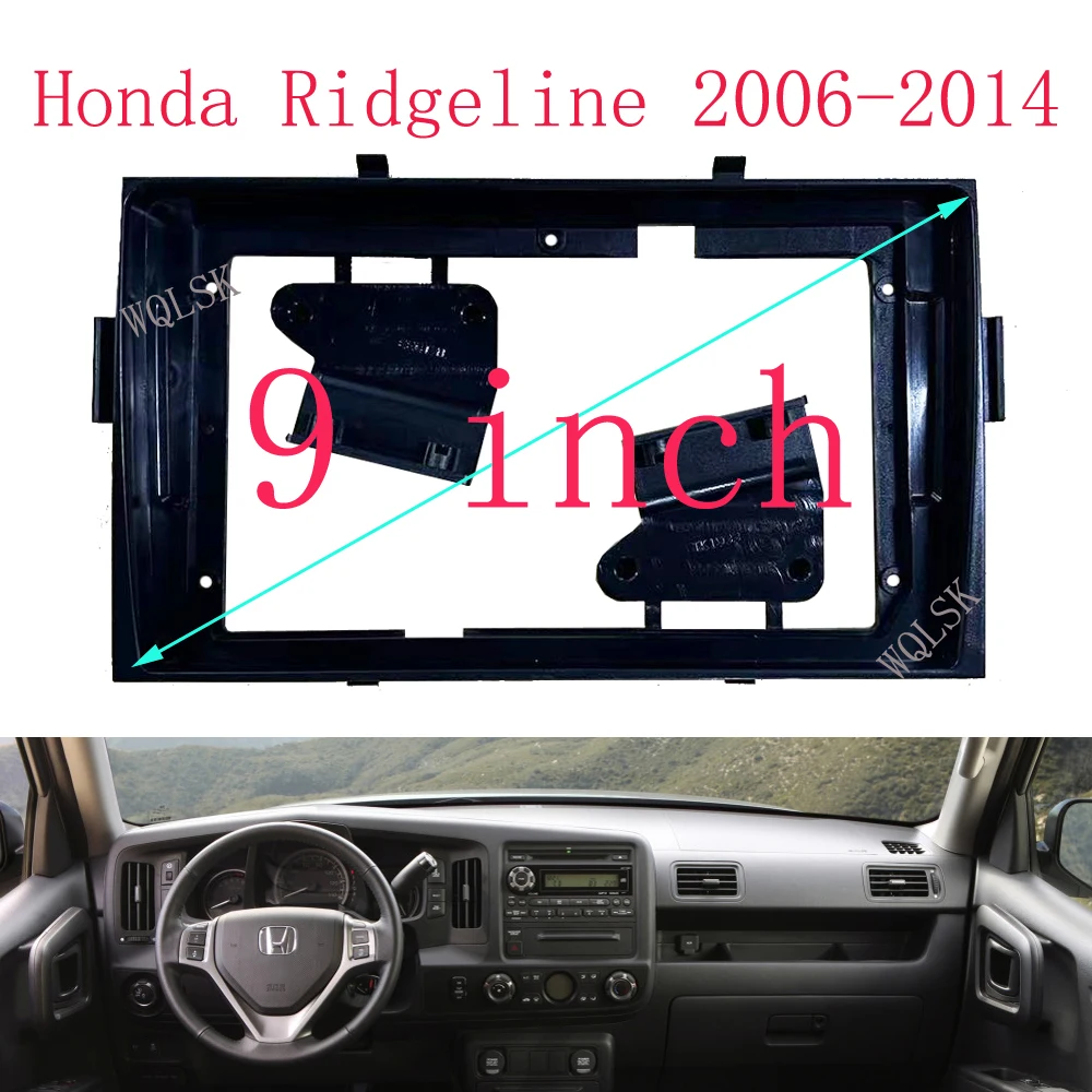 9-дюймовая Автомобильная панель WQLSK для Honda Ridgeline 2006-2014, комплект для приборной панели, устанавливаемая передняя панель, облицовочная панель, крышка адаптера
9-дюймовая Автомобильная панель WQLSK для Honda Ridgeline 2006-2014, комплект для приборной панели, устанавливаемая передняя панель, облицовочная панель, крышка адаптера