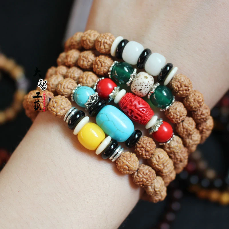 Five-petal Vajra Bodhi Buddha Bead Bracelet, 108 Vajra Bodhi Beads
Five-petal Vajra Bodhi Buddha Bead Bracelet, 108 Vajra Bodhi Beads