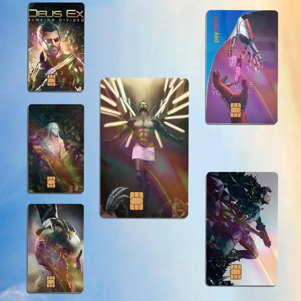 game Deus Ex Holographic effect Credit Debit Card Stickers Diy Waterproof Sticker Film Tape Skin for Small Chip
game Deus Ex Holographic effect Credit Debit Card Stickers Diy Waterproof Sticker Film Tape Skin for Small Chip