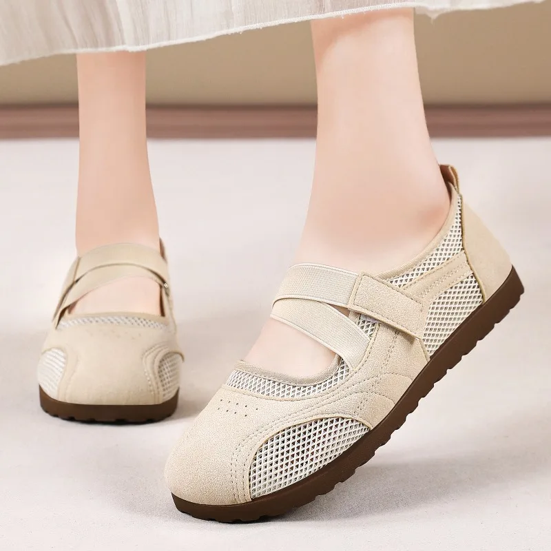 New Summer Women's Casual Comfortable Breathable Openwork Mesh Flat Sandals Thin Sole Fashionable Versatile Women's Shoes,35-41
New Summer Women's Casual Comfortable Breathable Openwork Mesh Flat Sandals Thin Sole Fashionable Versatile Women's Shoes,35-41