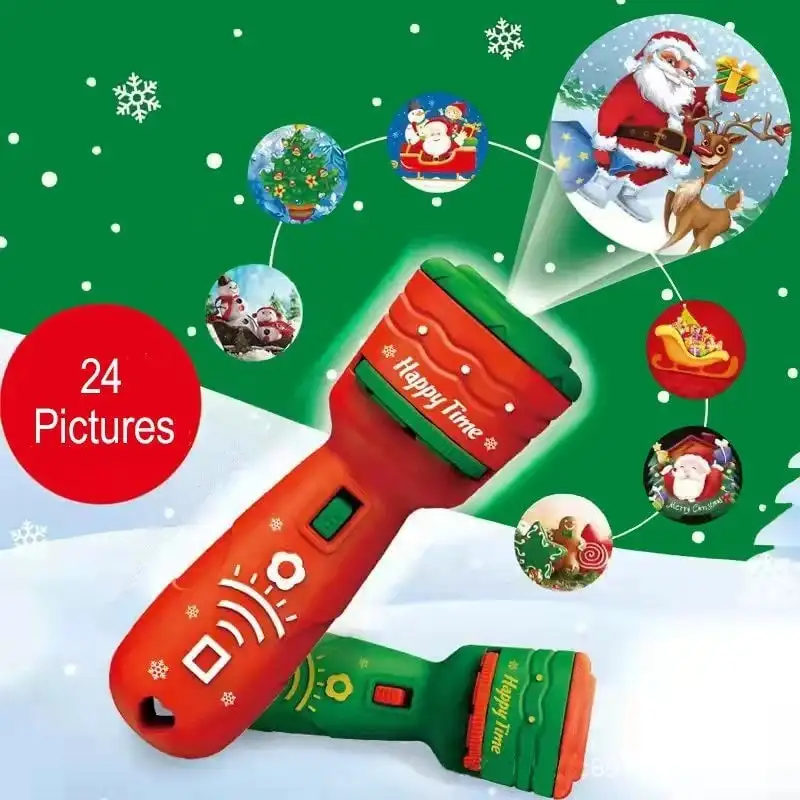 Fun Cartoon Santa Projector Flashlight Toys Kids Early Education Light Up Pattern Sleep Flashlight Baby Puzzle Christmas Gifts
Fun Cartoon Santa Projector Flashlight Toys Kids Early Education Light Up Pattern Sleep Flashlight Baby Puzzle Christmas Gifts