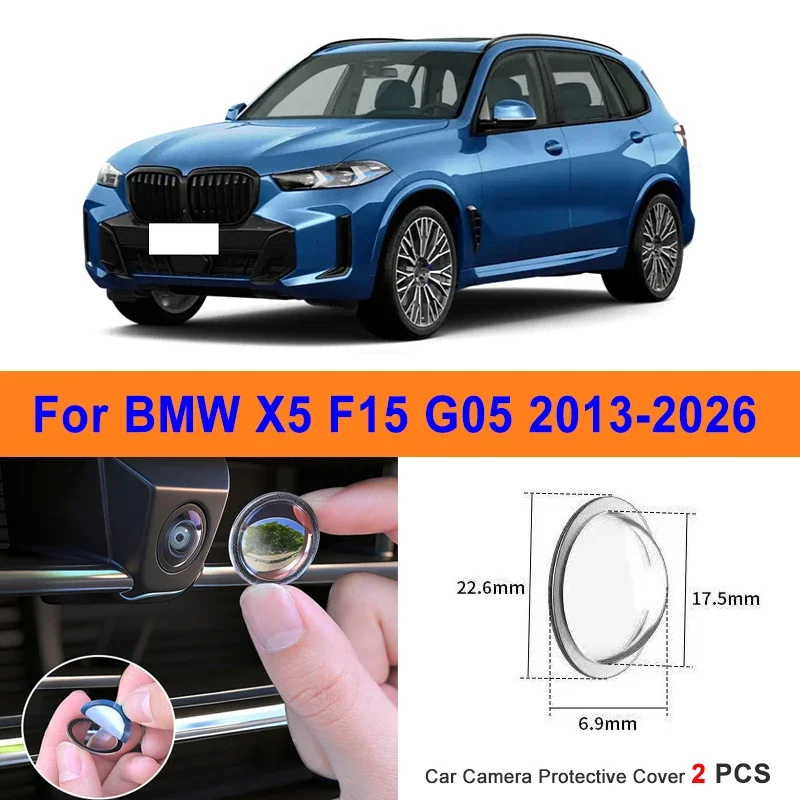 360 Reverse Image Car Camera Cover Anti-Scratch PC Lens Protector Stickers For BMW X5 F15 G05 2013-2026 2Pcs
360 Reverse Image Car Camera Cover Anti-Scratch PC Lens Protector Stickers For BMW X5 F15 G05 2013-2026 2Pcs