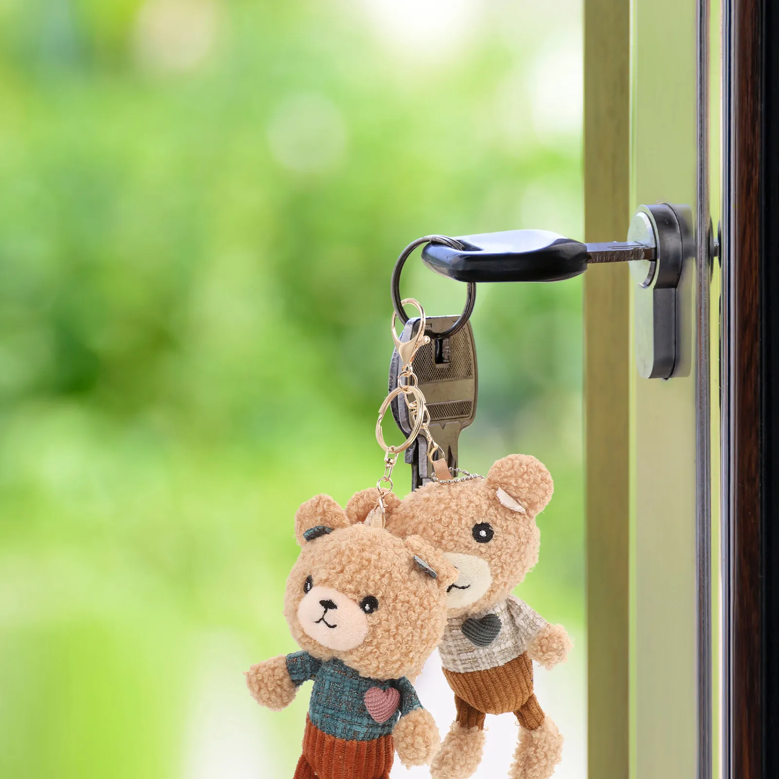 2Pcs Adorable Cartoon Bear Keychains Soft Touch Keyring Pendant for Keys Bags Backpacks Purse Car Interior Gift Women Kids
2Pcs Adorable Cartoon Bear Keychains Soft Touch Keyring Pendant for Keys Bags Backpacks Purse Car Interior Gift Women Kids