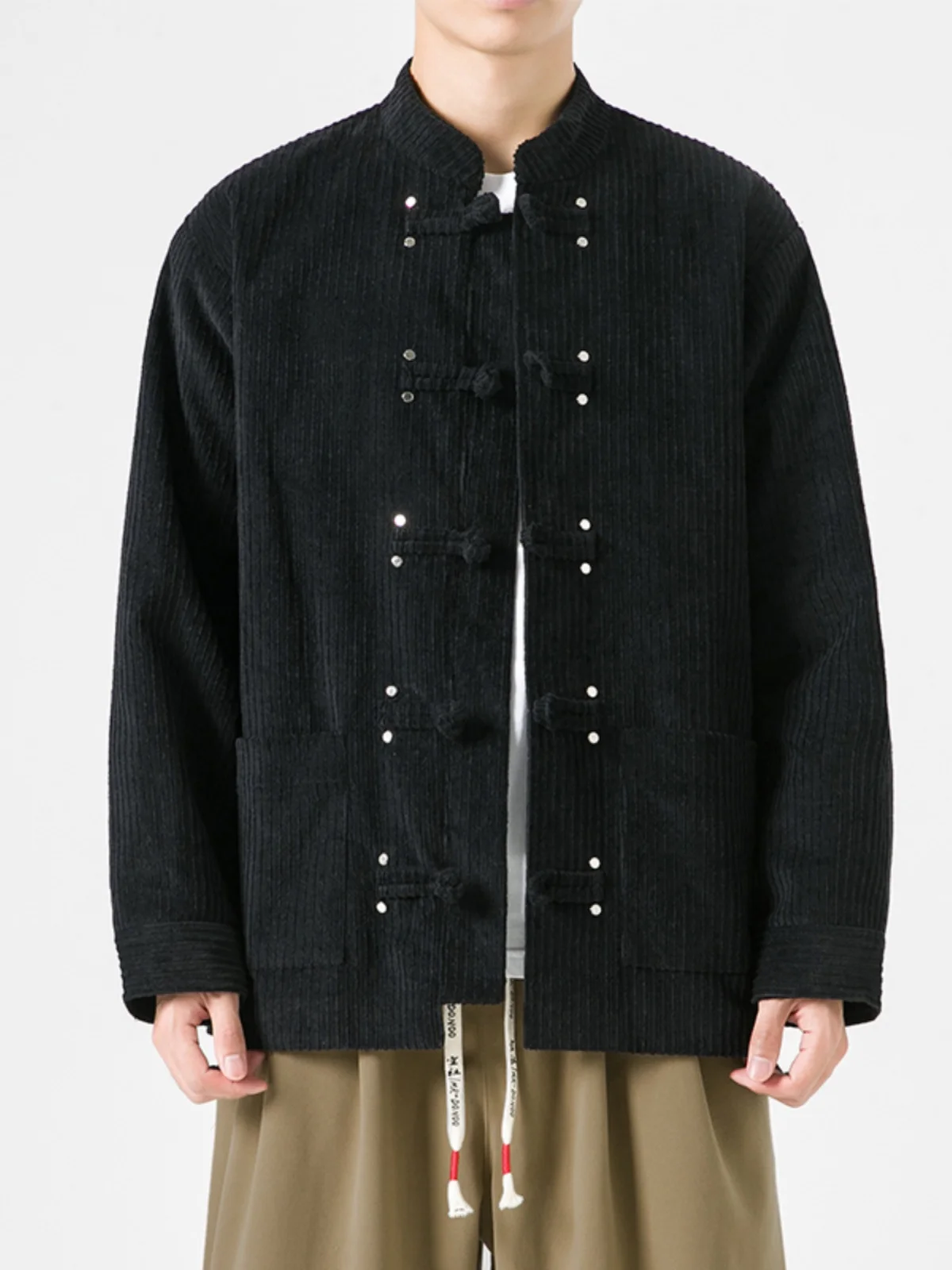Autumn Winter New Sle Chinese Tang Suit Hanfu Jaet Men's Faion Cotton Blend Cloth Button Corduroy Coat Casual Sle
Autumn Winter New Sle Chinese Tang Suit Hanfu Jaet Men's Faion Cotton Blend Cloth Button Corduroy Coat Casual Sle