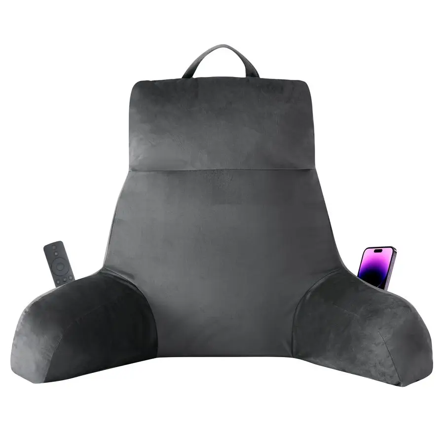 Pillow with Arms for Adult, Back Pillow for Bed Sitting Up, Shredded Memory Foam Backrest Pillow with Pockets amp Removable Wash
Pillow with Arms for Adult, Back Pillow for Bed Sitting Up, Shredded Memory Foam Backrest Pillow with Pockets amp Removable Wash