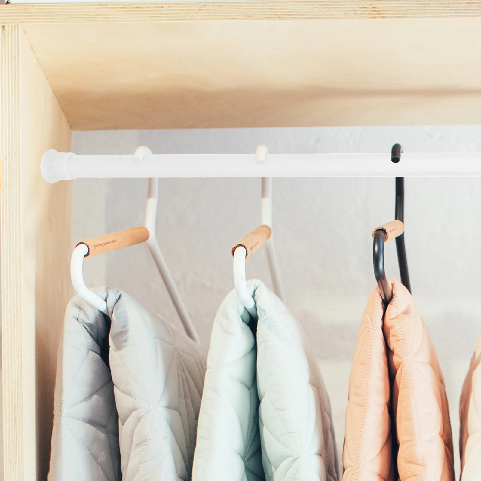 Telescopic Pole 30-50Cm Adjustable No Drill Curtain Rod Heavy Duty Tension Hanging Bar For Home Shower Closet Window
Telescopic Pole 30-50Cm Adjustable No Drill Curtain Rod Heavy Duty Tension Hanging Bar For Home Shower Closet Window