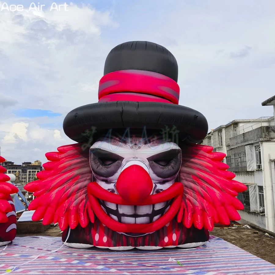 Украшение из воздушных шаров из легкой ткани Оксфорд, надувной клоун на Хэллоуин с воздуходувкой
Украшение из воздушных шаров из легкой ткани Оксфорд, надувной клоун на Хэллоуин с воздуходувкой