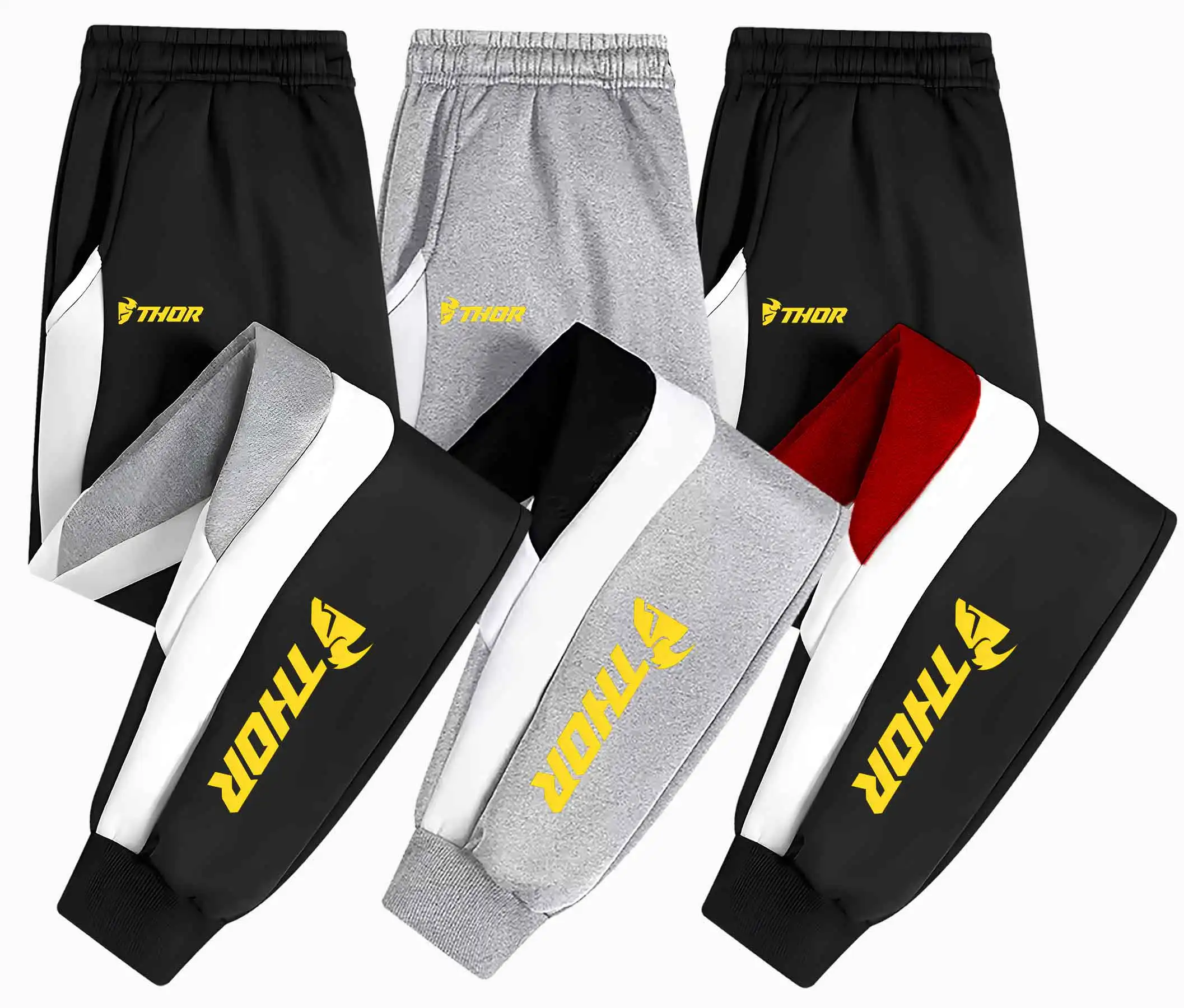 Мужские повседневные джоггеры с цветными блоками — свободный крой, эластичный пояс, шнурок, карманы, всесезонный комфорт, черно-белые полоски
Мужские повседневные джоггеры с цветными блоками — свободный крой, эластичный пояс, шнурок, карманы, всесезонный комфорт, черно-белые полоски