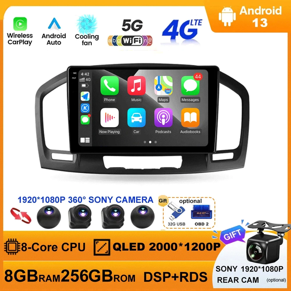 Android 13 Car Radio For Buick Regal For Opel Insignia 1 2009 - 2013 Multimedia Video Player Navigation GPS Carplay Android Auto
Android 13 Car Radio For Buick Regal For Opel Insignia 1 2009 - 2013 Multimedia Video Player Navigation GPS Carplay Android Auto
