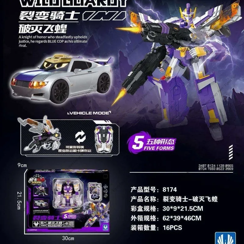 Stock on hand,Zhan Gao, Series 5, the latest transforming robot, with 3 different forms, genuine product
Stock on hand,Zhan Gao, Series 5, the latest transforming robot, with 3 different forms, genuine product