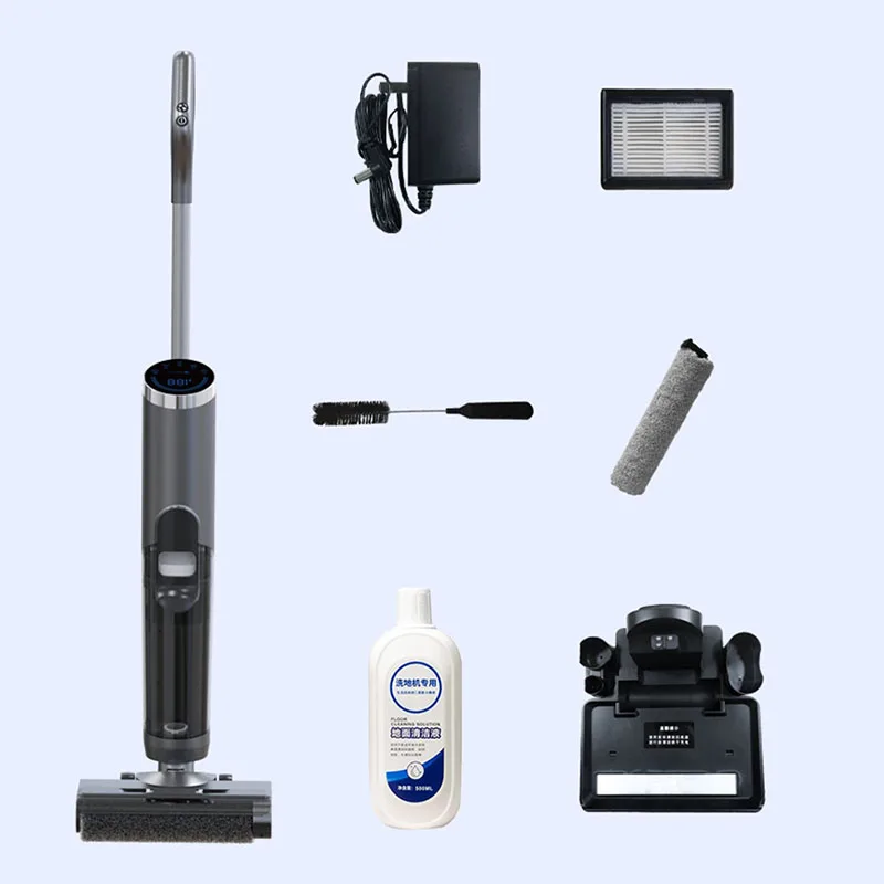 Intelligent Floor Cleaning Vacuum Cleaner with Smart Battery Display Screen All-in-One Floor Washer for Home and Apartment Clean
Intelligent Floor Cleaning Vacuum Cleaner with Smart Battery Display Screen All-in-One Floor Washer for Home and Apartment Clean