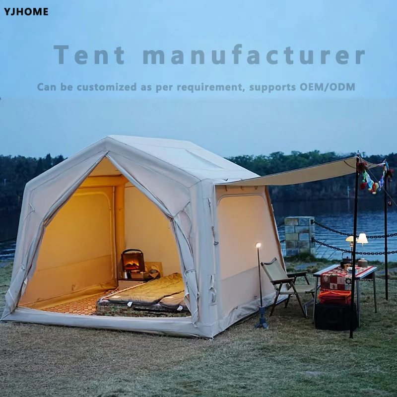 Large Cotton Inflatable Camping Tent 3000mm Waterproof Type Air Tent for Outdoor Glamping Family Event
Large Cotton Inflatable Camping Tent 3000mm Waterproof Type Air Tent for Outdoor Glamping Family Event