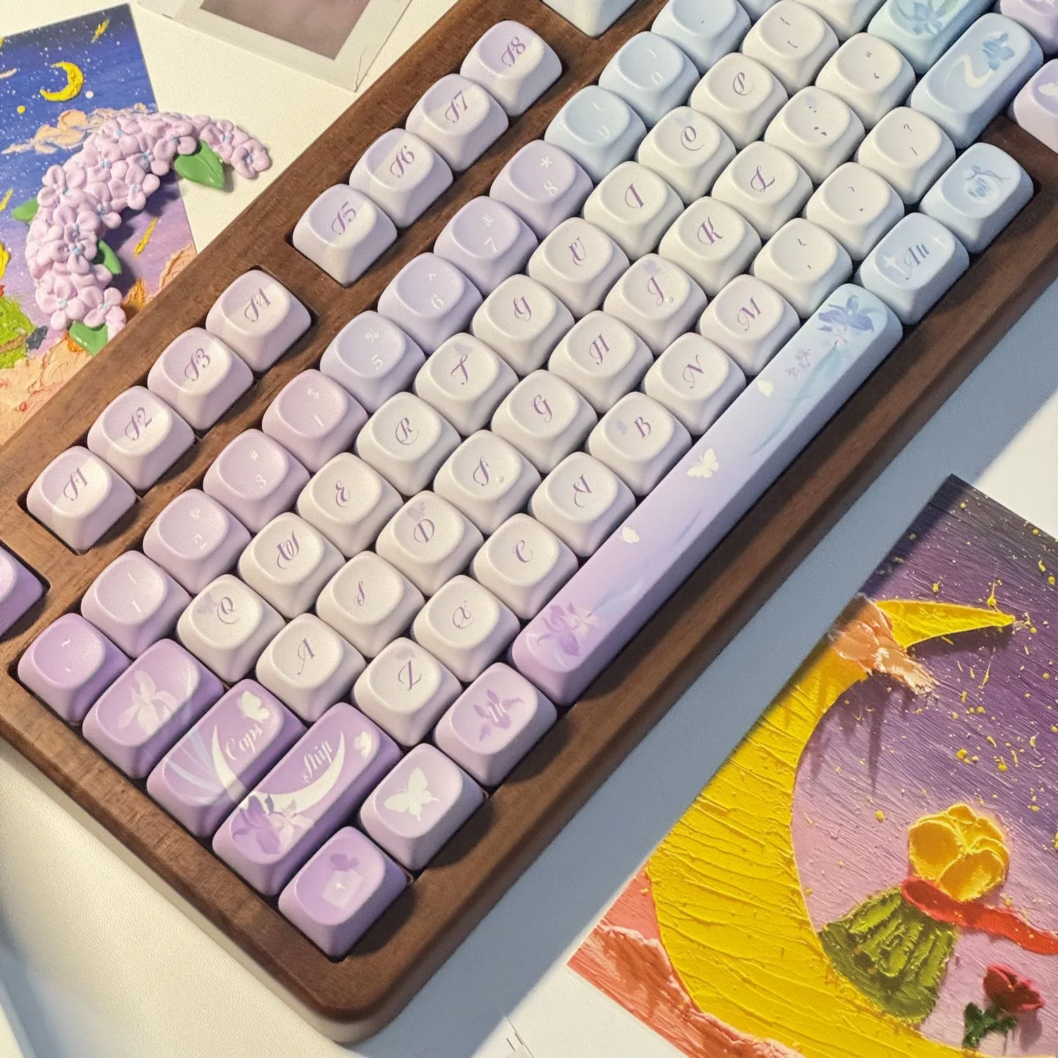 Irist Keycap Set 120 Key PBT Custom Cute Blue Personalized Keyboard Cap Chreey Profile Key Cap for Mechanical Keyboard 64/68/104
Irist Keycap Set 120 Key PBT Custom Cute Blue Personalized Keyboard Cap Chreey Profile Key Cap for Mechanical Keyboard 64/68/104