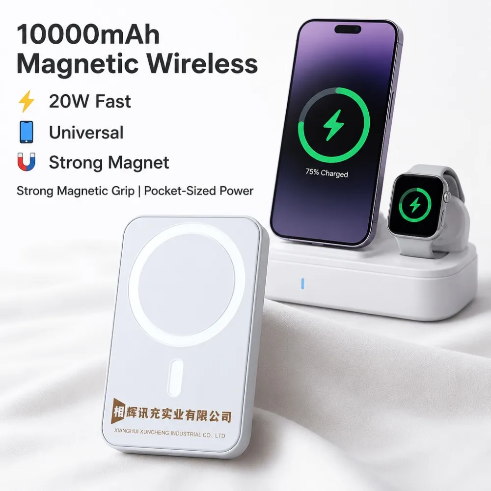 10000mAh Magnetic Wireless Power Bank, PD20W Fast Charging Mini Portable Charger, Universal Magnetic Battery Pack for Travel
10000mAh Magnetic Wireless Power Bank, PD20W Fast Charging Mini Portable Charger, Universal Magnetic Battery Pack for Travel