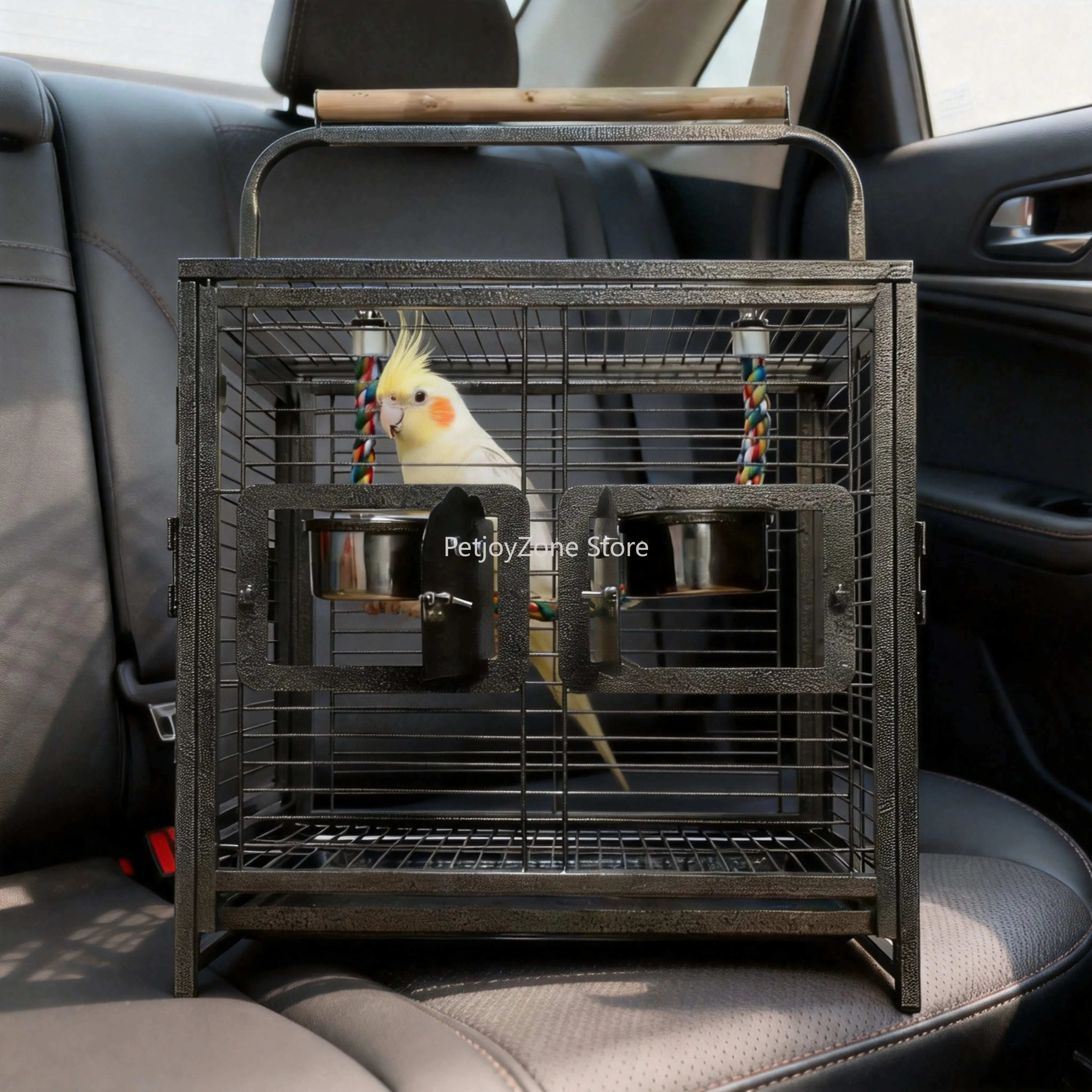 Easy Assemble Travel Bird Cage Iron Portable Lightweight Frame Simple Modern Design For Small Parrots Finches Lovebirds
Easy Assemble Travel Bird Cage Iron Portable Lightweight Frame Simple Modern Design For Small Parrots Finches Lovebirds