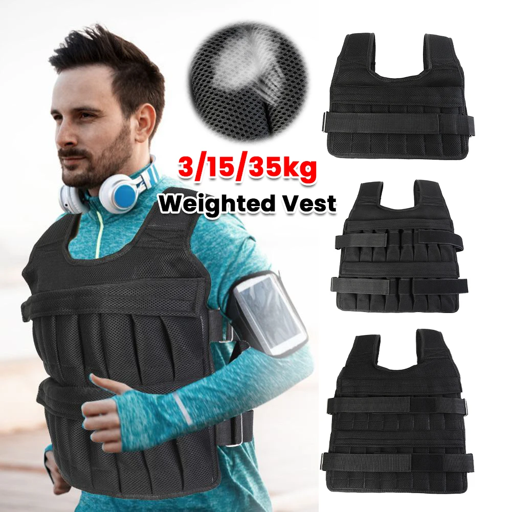 3/15/35kg Weighted Vest Adjustable Weighted Exercise Vest Workout Equipment for Workout Strength Training Running Fitness
3/15/35kg Weighted Vest Adjustable Weighted Exercise Vest Workout Equipment for Workout Strength Training Running Fitness