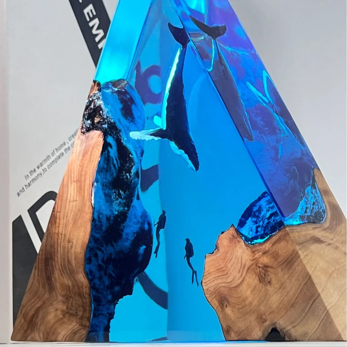 Fish Divers Cave Whale Marine Art Craft Decorative Item for Home Tabletop Glowing Ornament Solid Wood Resin High-end Gift
Fish Divers Cave Whale Marine Art Craft Decorative Item for Home Tabletop Glowing Ornament Solid Wood Resin High-end Gift