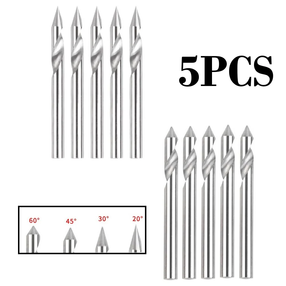 V Groove CNC Router Bits Pack of 5 with 1/8 Shank Designed for High Precision Carving in Wood and Synthetic Materials
V Groove CNC Router Bits Pack of 5 with 1/8 Shank Designed for High Precision Carving in Wood and Synthetic Materials