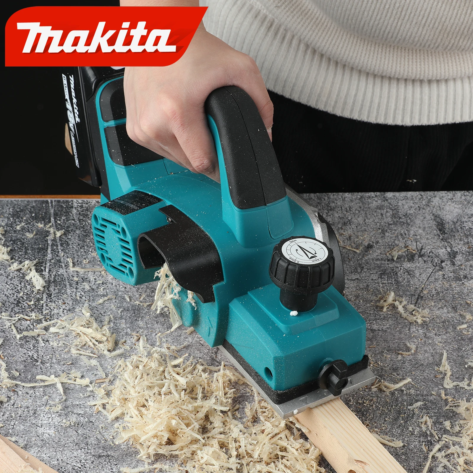 Makita Electric Hand Planer 18V Battery Brushless Planer Multifunctional Home Desktop Woodworking Portable Hand Tool(No Battery)
Makita Electric Hand Planer 18V Battery Brushless Planer Multifunctional Home Desktop Woodworking Portable Hand Tool(No Battery)