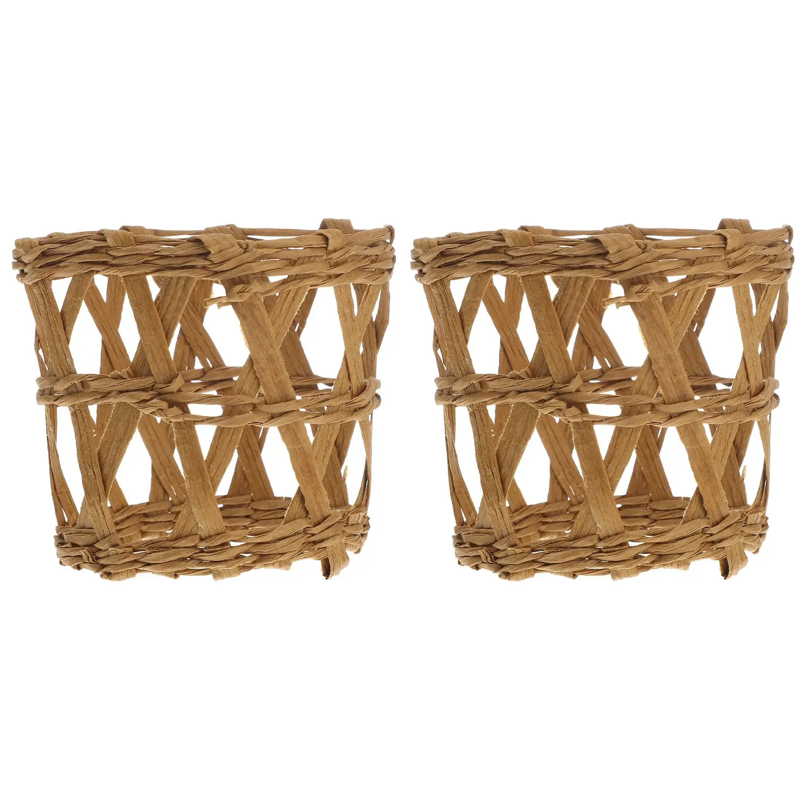 2 Pcs Straw Weaving Cup Sleeves 7 5x8 cm Random Covers Protective Drink Vase Decor Home Crafts Kitchen Bar
2 Pcs Straw Weaving Cup Sleeves 7 5x8 cm Random Covers Protective Drink Vase Decor Home Crafts Kitchen Bar