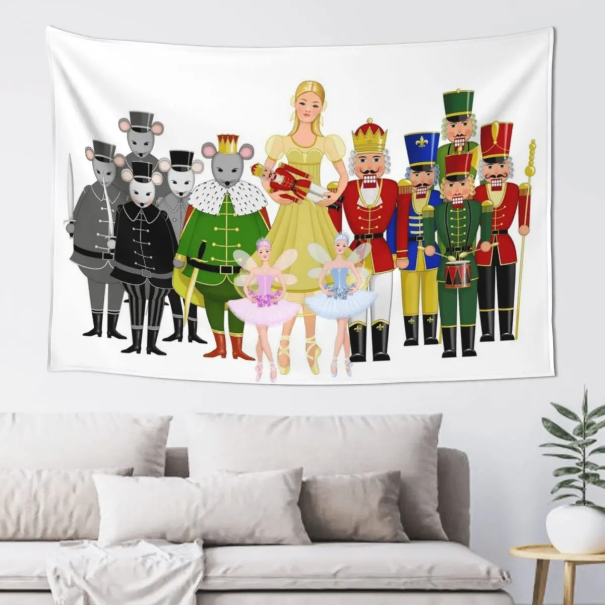The Nutcracker - Mouse King Tapestry Room Design Decorative Paintings Tapestry
The Nutcracker - Mouse King Tapestry Room Design Decorative Paintings Tapestry